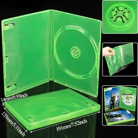 Lot Of 10 New Replacement Cases For XBOX 360 OEM Translucent Green