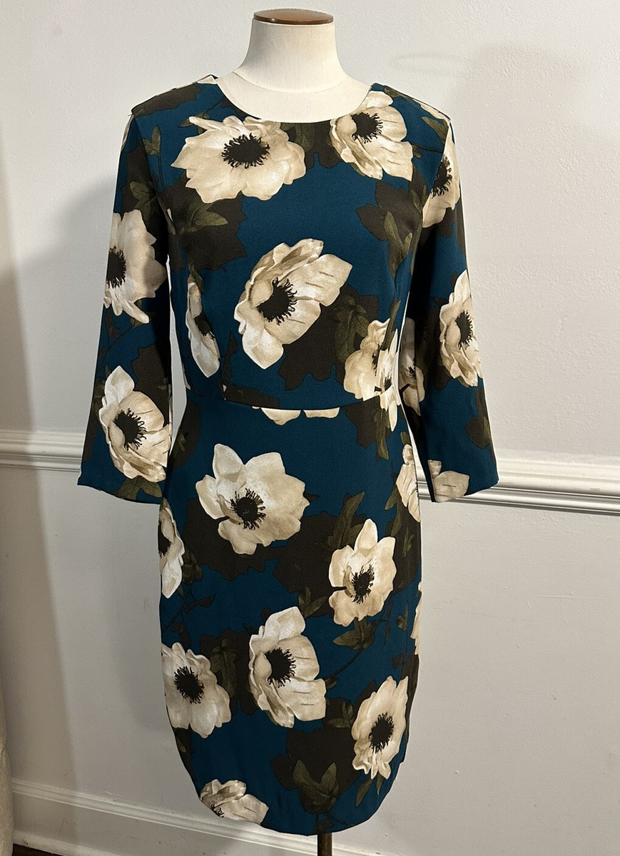 banana republic green and white dress Banana Republic Womens Green, White Sleeveless Collared Dress W/ Tie Belt  Size 0