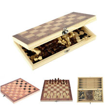 Genuine Sonoma 3 in 1 Glass Game Set Chess Checkers & Backgammon NIB