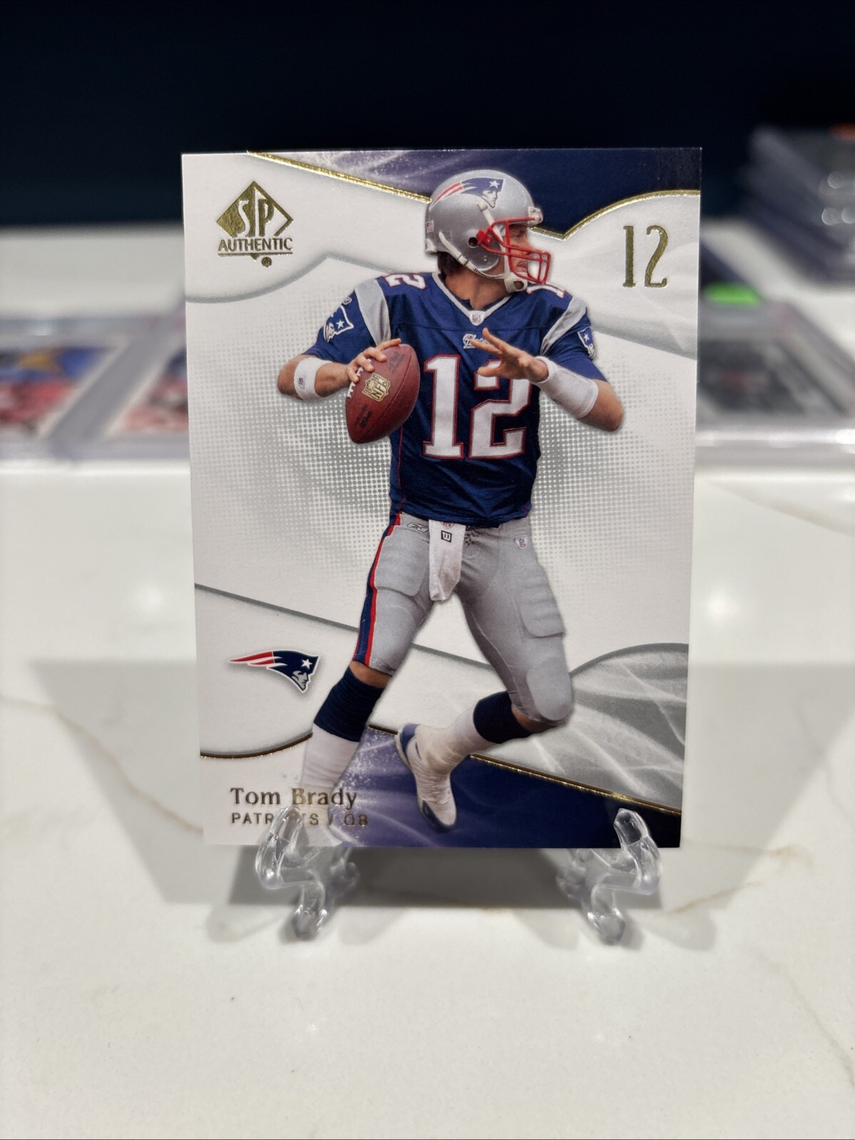 Tom Brady 2009 UPPER DECK SP AUTHENTIC #21 INVEST GOAT HOF MVP TB12 7XSB PATS