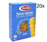 20X Barilla Fusilli 400G Senza Glutine Glutenfrei Pasta Nudeln