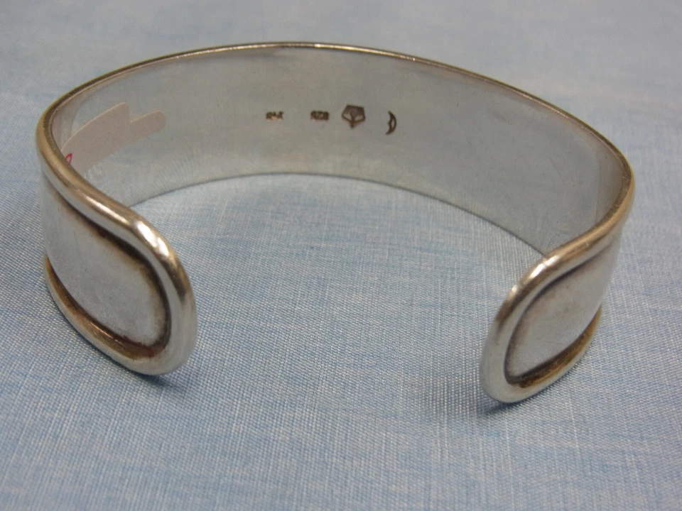 1608 Joop-925er Silber Armreif Innen d.m 6,5 cm Breit 18 mm Gewicht 49 Gramm - Bild 4 von 4
