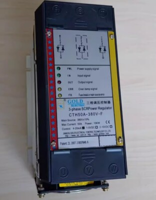 1PCS 3-phase AC380V thyristor voltage regulator controller 15KW CTH50A-380V-F
