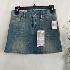 NWT Imperial Star Girl s Denim Skirt with Adjustable Waist Band Size 12 Regular