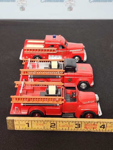 Vintagi Corgi Fire Heroes Gmc Mack B Pumper Lot Of 3 Firetruck - Picture 9 of 18