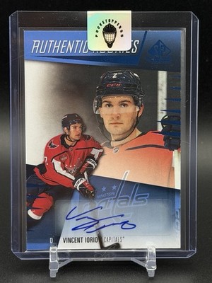 2023-24 Upper Deck SP Game Used Auto Authentic Rookies Vincent Iorio Capitals