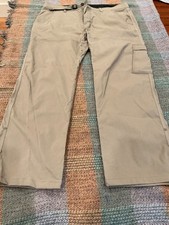 Prana Mens Stretch Zion Pant II Size 38x32 Khaki