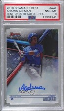 2018 Bowman's Best of Refractor Aramis Ademan #B18-AAL PSA 8 Auto 8d2