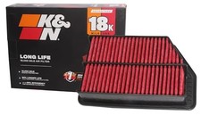 Engine Air Filter: Long Life 18,000 Mile Replacement Air Filter: Compatible
