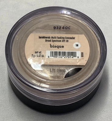 bareMinerals Bisque 1B Multi-Tasking Concealer SPF20 ~ 2g / 0.07 oz ~ NEW SEALED