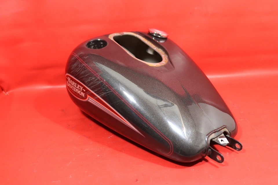 2007 HARLEY-DAVIDSON DYNA LOW RIDER FXDL FUEL TANK NO LEAKS NO RUST PEWTER PEARL Foto 4 de 4