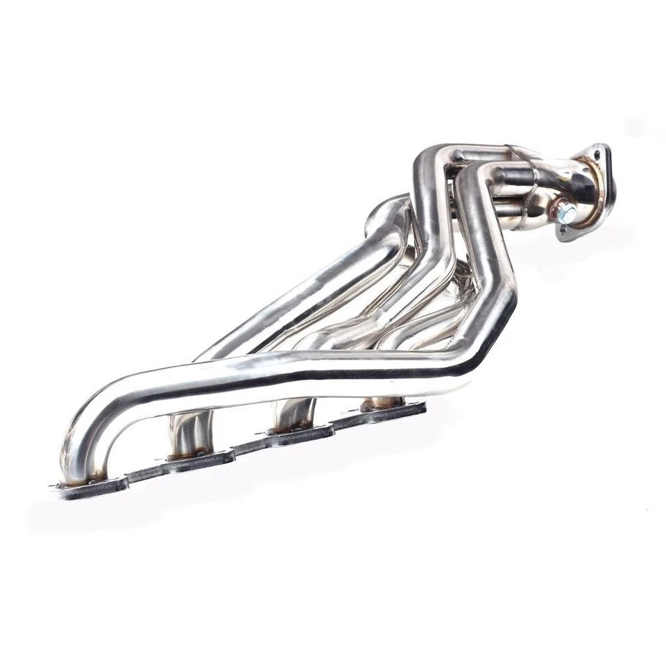 Par para Ford Mustang GT 1996-2004 4,6 L V8 acero inoxidable tubo largo colector cabezal Foto 2 de 4