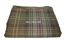 RALPH LAUREN EDGEFIELD PLAID Queen FLAT SHEET...