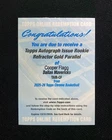 2025-26 Topps Chrome Issue Auto Cooper Flagg Gold REF /50 RC Redemption -RR89