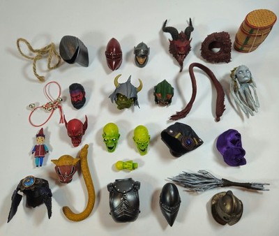 Mythic Legions Parts Lot Fodder Heads Helmets Some Exclusives Four Horsemen