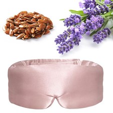 Purple Lavender Eye Mask, Weighted Sleep Mask for Dry Eyes, Microwave Heated ...