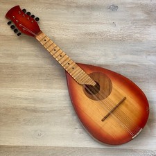 Mandolin 8 strings original vintage Soviet Era folk Instrument Lviv Ukraine