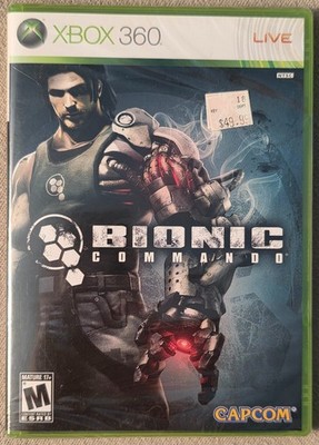 NEW- Xbox 360 Bionic Commando Video Game, Complete