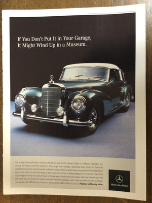 Misc 7214 Advertisement Mercedes Benz Classic Center in Fellbach, Germany #2