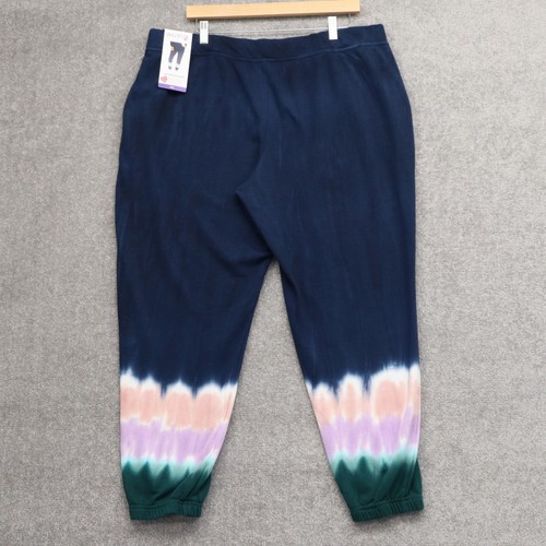 NWT Wildfox Hadley XXL French Terry Relaxed Jogger Pant Navy Pockets Lounge Cozy - Picture 7 of 14
