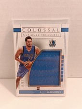 2016-17 Panini National Treasures Colossal Materials #18 AJ Hammons 60/60 1 Of 1