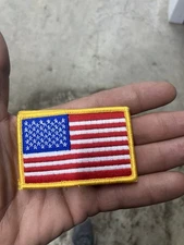 American flag shoulder patch