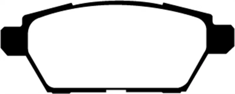 EBC Redstuff Rear Brake Pads for 06-09 Ford Fusion 2.3 Foto 2 de 4