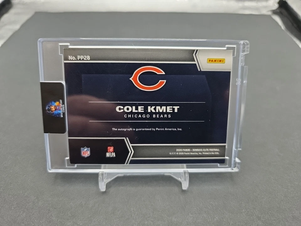 2020 Elite Pen Pals pp28 Cole Kmet Rookie Auto - Image 2 of 2