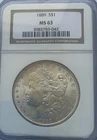 1889-P MORGAN SILVER DOLLAR  :: NGC MS-63 ::