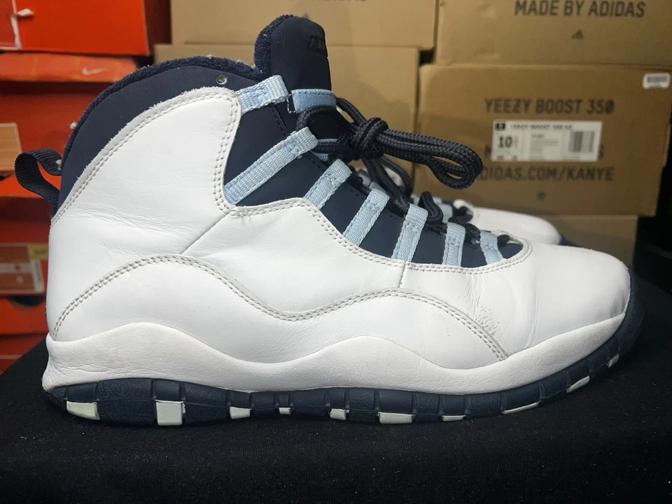 Tamanho 10 - Air Jordan 10 retrô 2005 azul gelo - Imagem 3 de 4