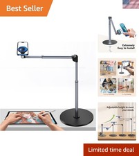 Heavy-Duty Aluminum Magnetic Overhead Tripod for iPhone - 360  Rotatable Arm