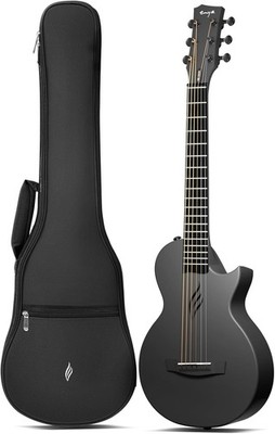 Enya Nova Go Mini Acoustic Guitar - Carbon Fiber One-Piece Molded 1/4 Size Mini