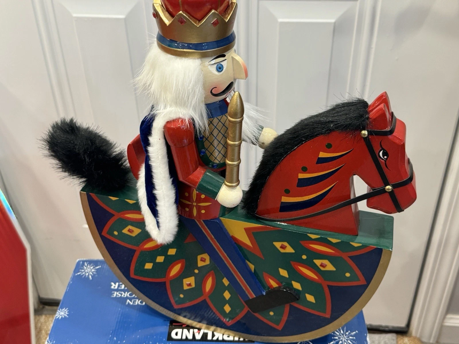 Kirkland Signature 18 Inch Wooden Nutcracker Rocking Horse
