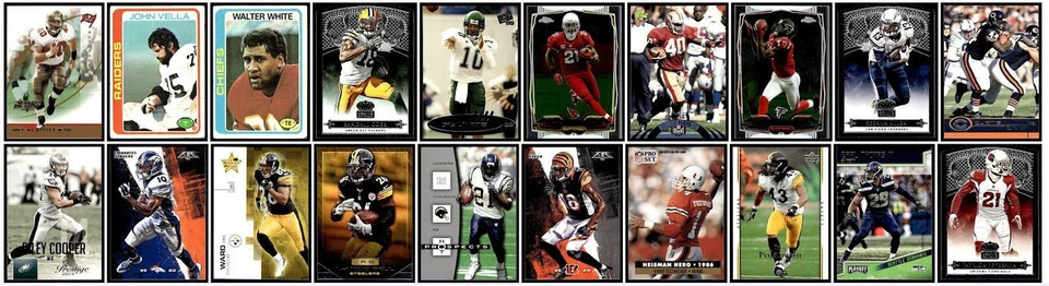 Lote mixto de 99 tarjetas deportivas de fútbol americano 1978-2018 San Francisco 49ers Foto 3 de 3