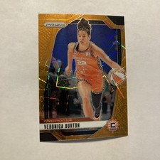 Veronica Burton 2024 Panini Prizm WNBA Orange Velocity #35