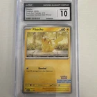 Pokemon Pikachu #214 CGC 10 Black Star Promo Illustration Contest 2024