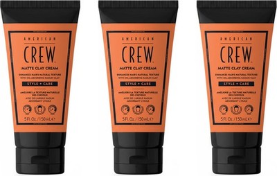 American Crew Matte Clay Cream 3x150 ml