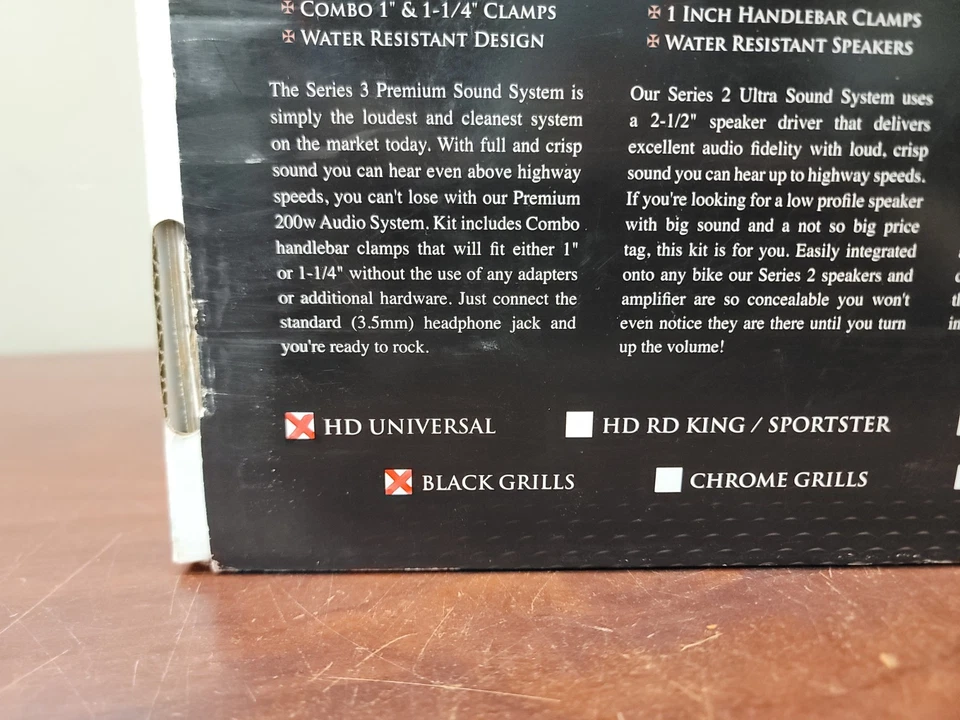 Cycle Sounds 3" 200 Watt Hi-End Series 3 Speakers  - Image 4 of 4