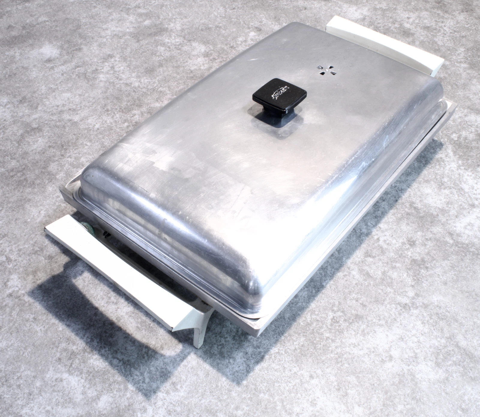 Vtg Table Top Automatic Electric Griddle Presto With Cord & Glass KD09A
Opens in a new window or tab