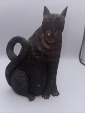 Marsha McCarthy Hand Painted Cat Figurine Artist Signed
