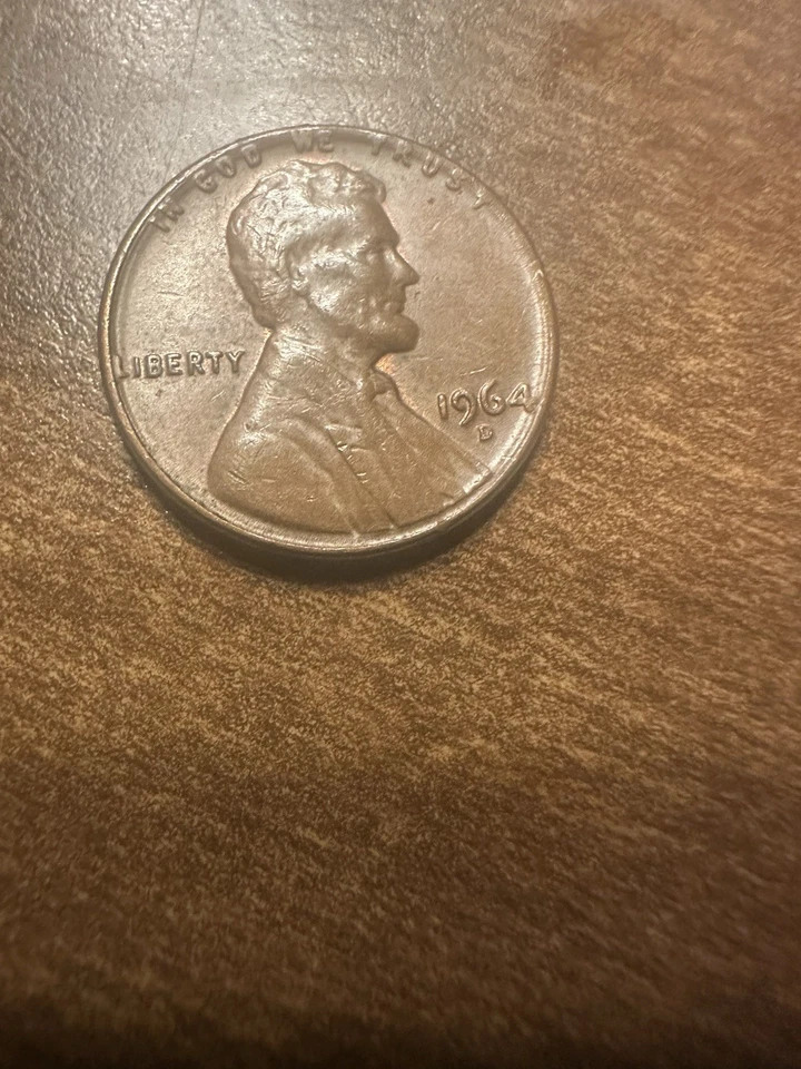 1964 D Lincoln Memorial Penny Liberty “L” On Rim DDO RPM Error Variety Very Fine - Image 3 of 4