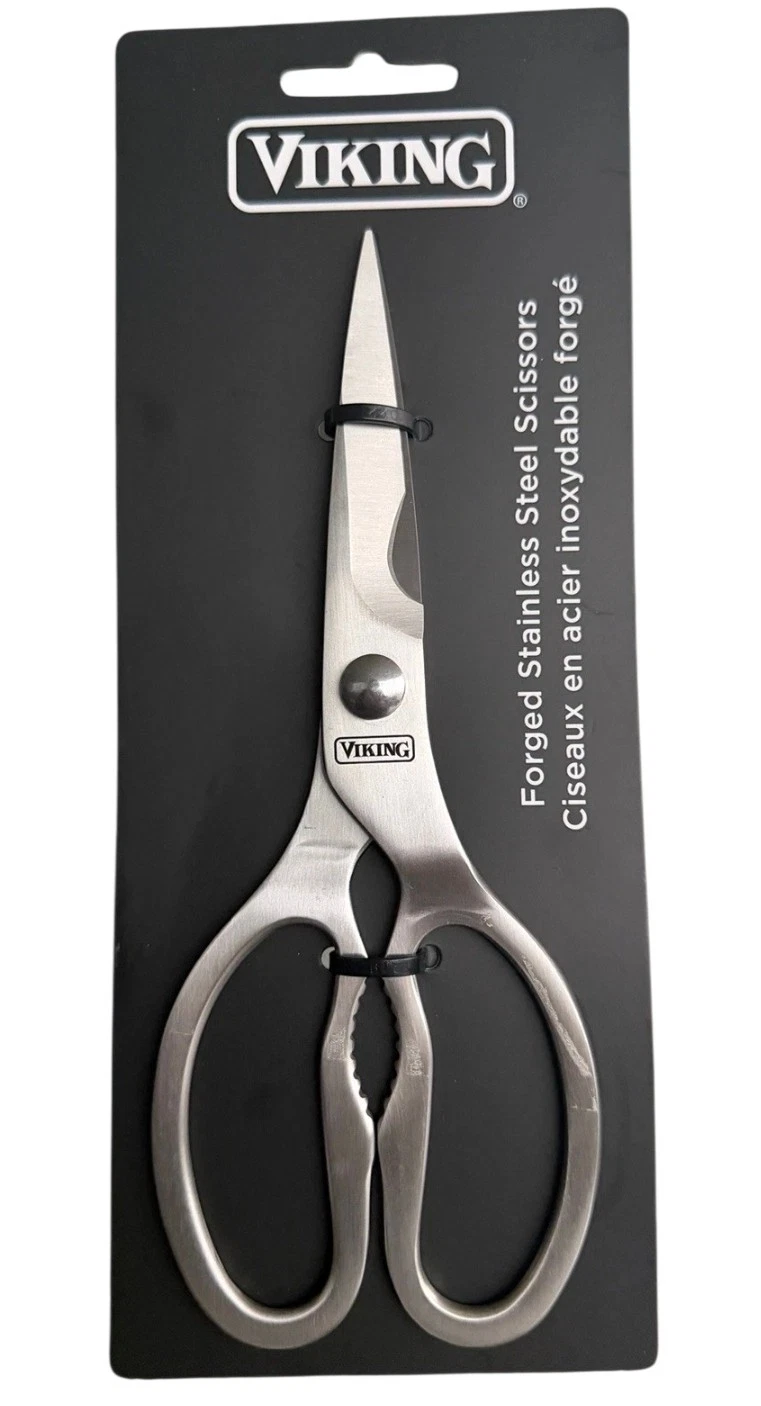 VIKING Forged Stainless Steel Kitchen Shears/Scissors SHARP!
Opens in a new window or tab