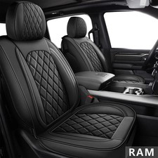 Waterproof Dodge Ram Seat Covers Full Set For 2009-2024 1500 2500 3500