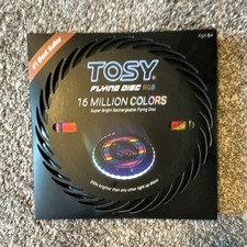 TOSY RGB Super Bright Rechargeable Flying Disc 16 Million Colors