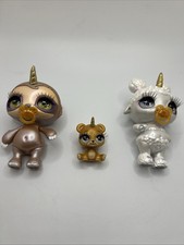 MGA Poopsie Surprise Sparkly White Lamb, Slime Sloth, Cuties Tooties Grizz Lot