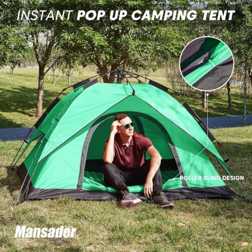 Lightweight Waterproof Pop-Up Tent for 4 People - Easy Setup & UV Protection - Picture 9 of 10