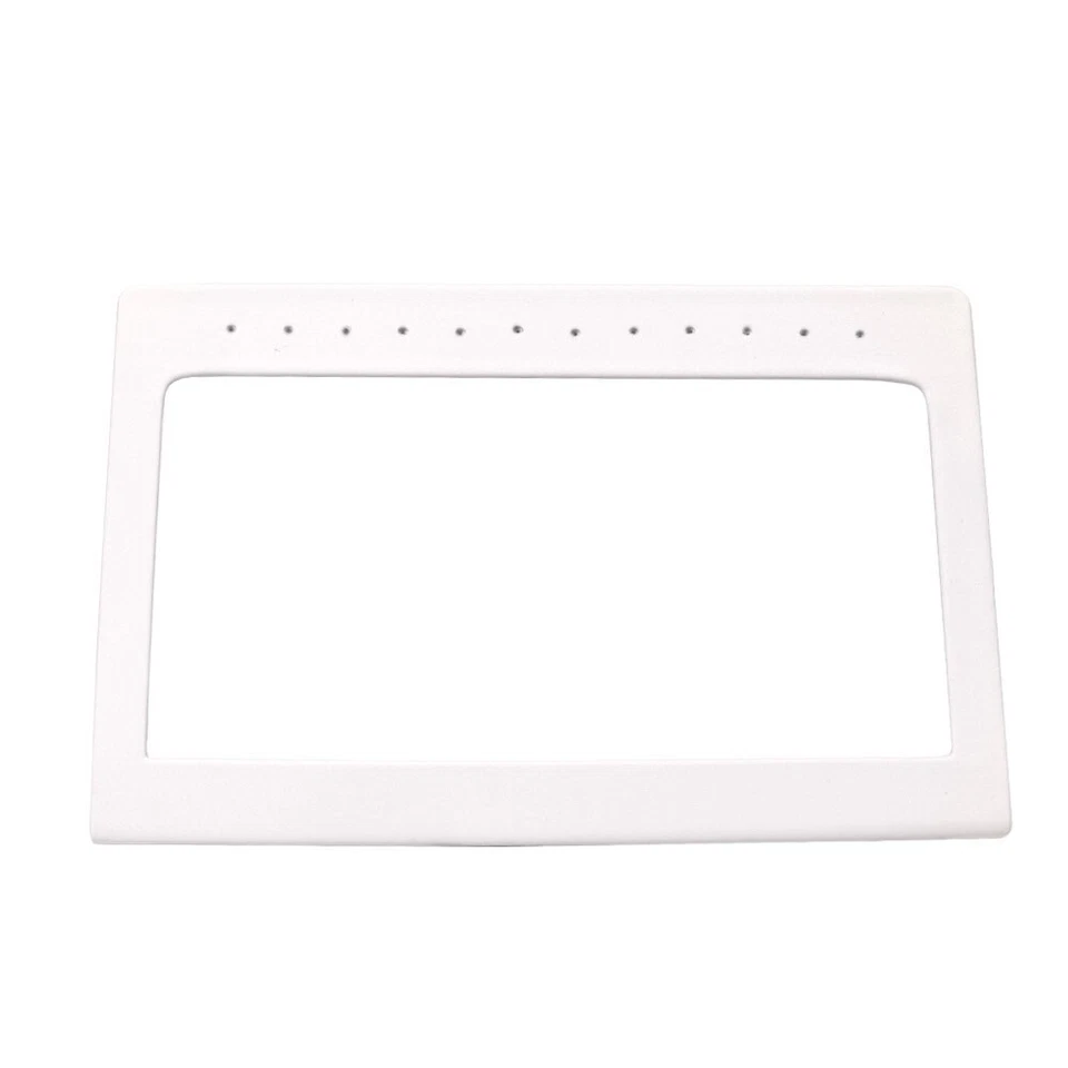 Brinco organizador suporte de exibição joias brancas ~ comporta 6 pares de brincos - Imagem 2 de 4