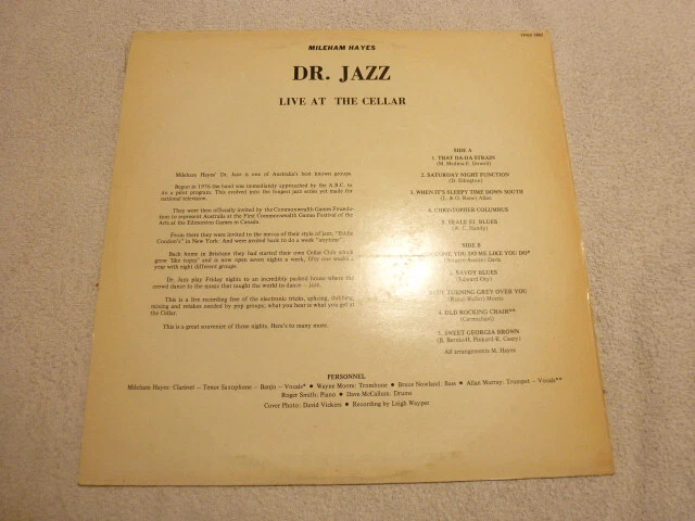 Dr Jazz Live At The Cellar Aust Jazz - image 2 of 2