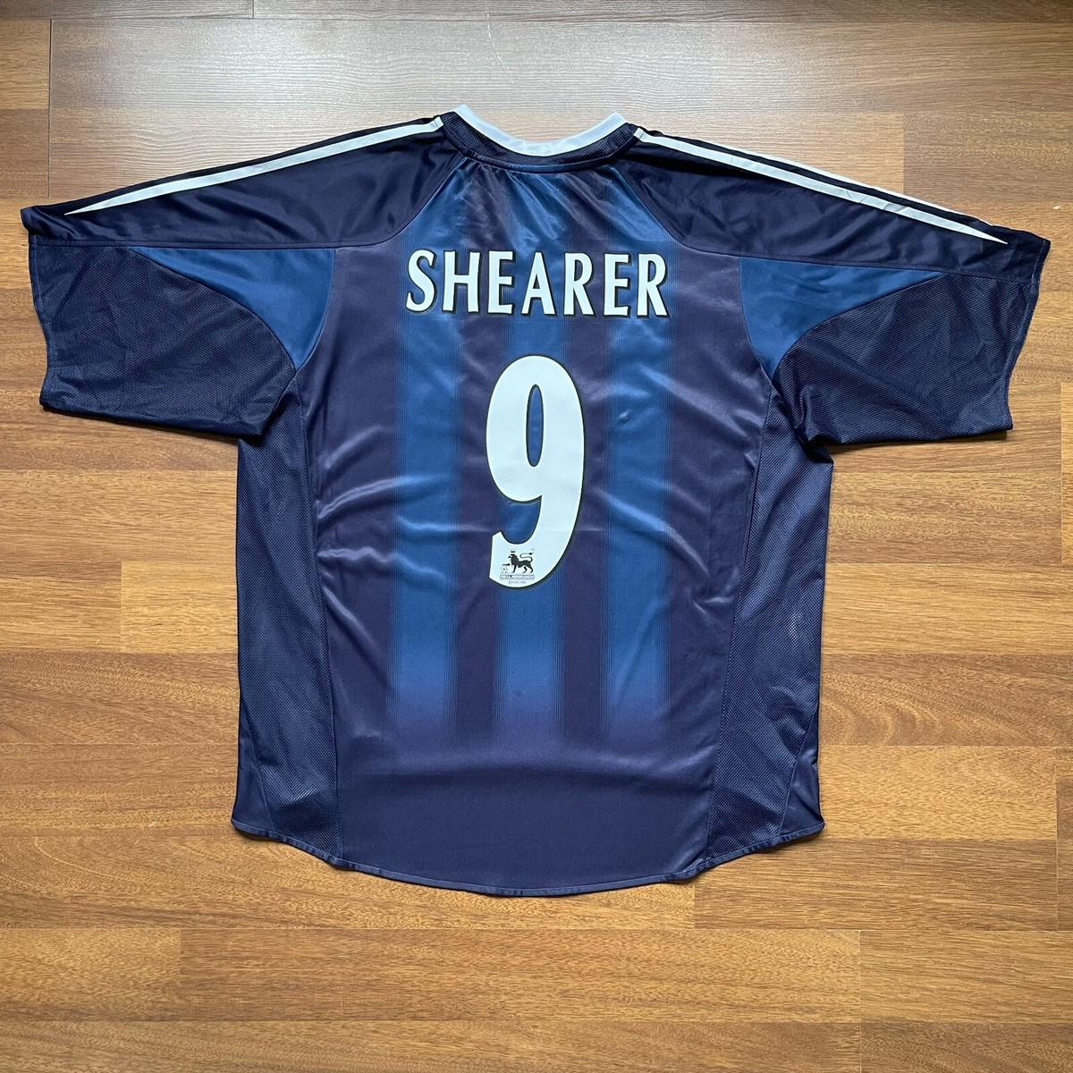 NEWCASTLE ADIDAS 2004/2005 FOOTBALL AWAY JERSEY #9 SHEARER NEWCASTLE ADIDAS 2004/2005 FOOTBALL AWAY JERSEY #9 SHEARER