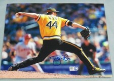 Tony Watson, Pgh Pirates, Signed 8 x 10 Photo, In Action